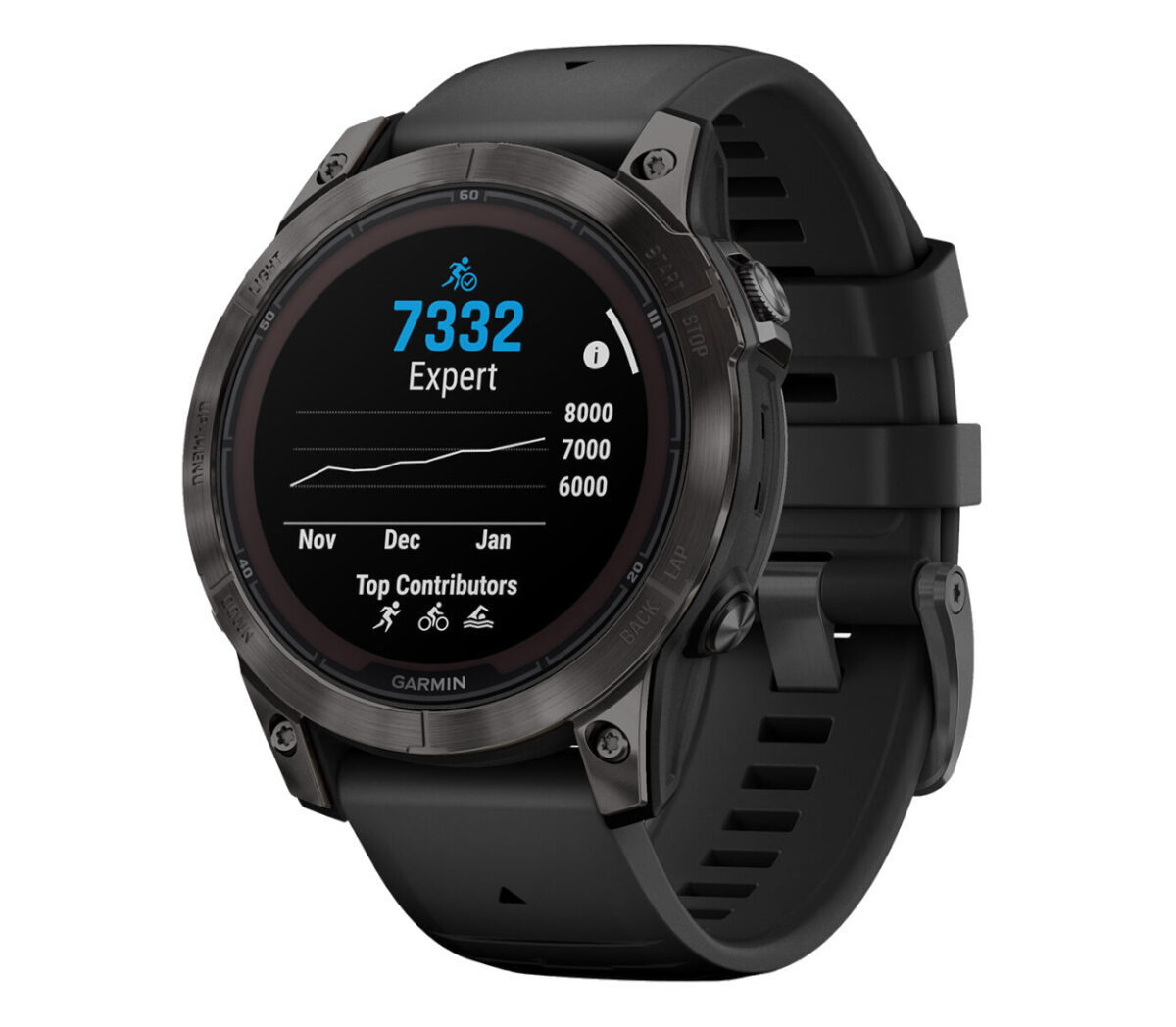 Lato Orologio Garmin Fenix 7 Pro Sapphire Solar nero