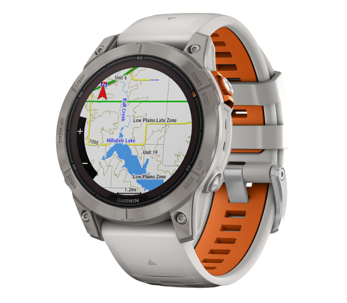 Lato Orologio Garmin Fenix 7 Pro Sapphire Solar acciaio