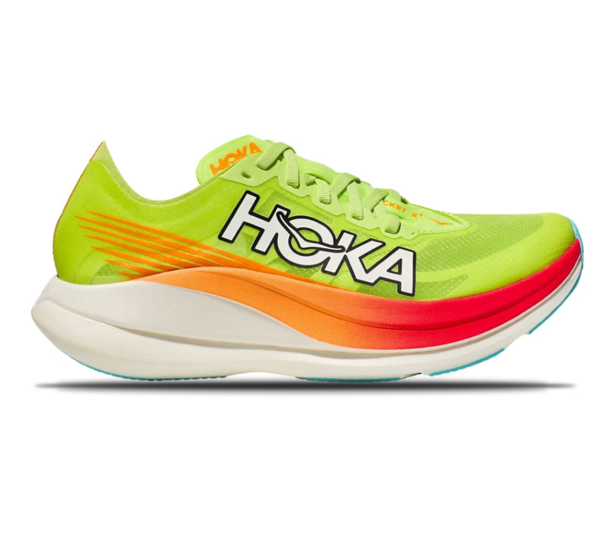 Scarpa Hoka Rocket X 2 Unisex gialla arancione