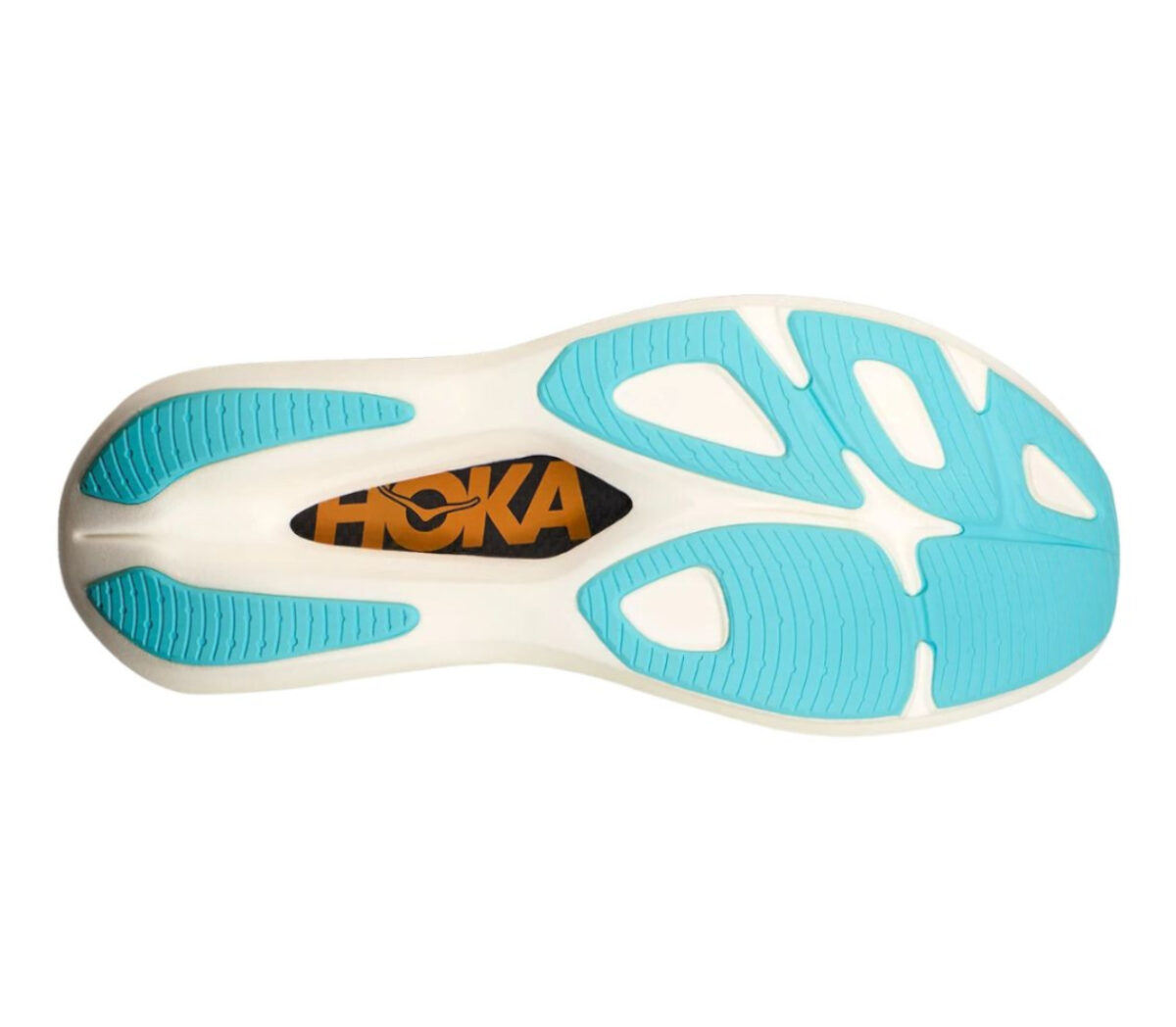 Suola Scarpa Hoka Rocket X 2 Unisex gialla arancione