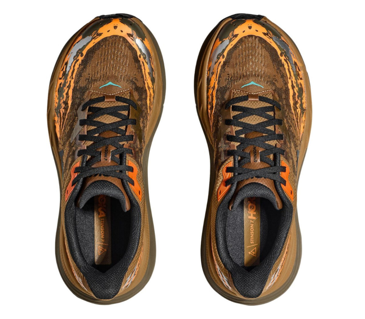 Tomaia Scarpa Hoka Stinson 7 uomo marrone