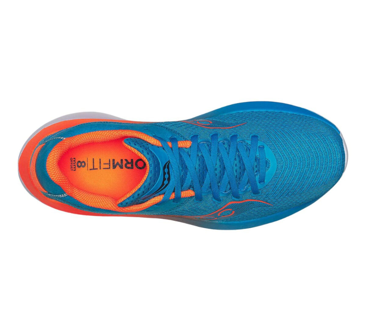Tomaia Scarpa Saucony Kinvara Pro uomo celeste arancione