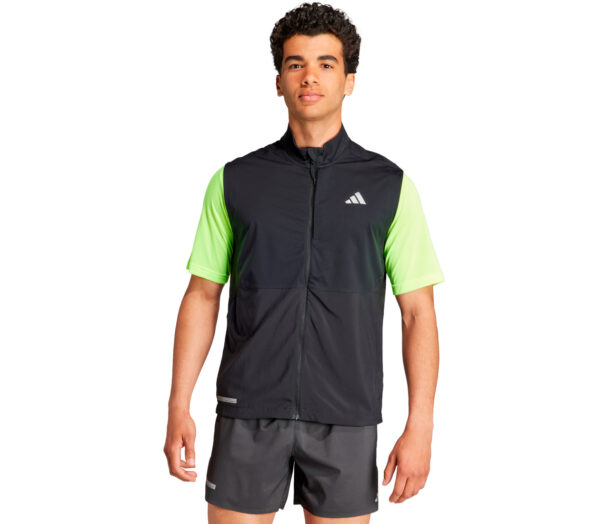 Smanicato adidas ultimate vest uomo nero verde