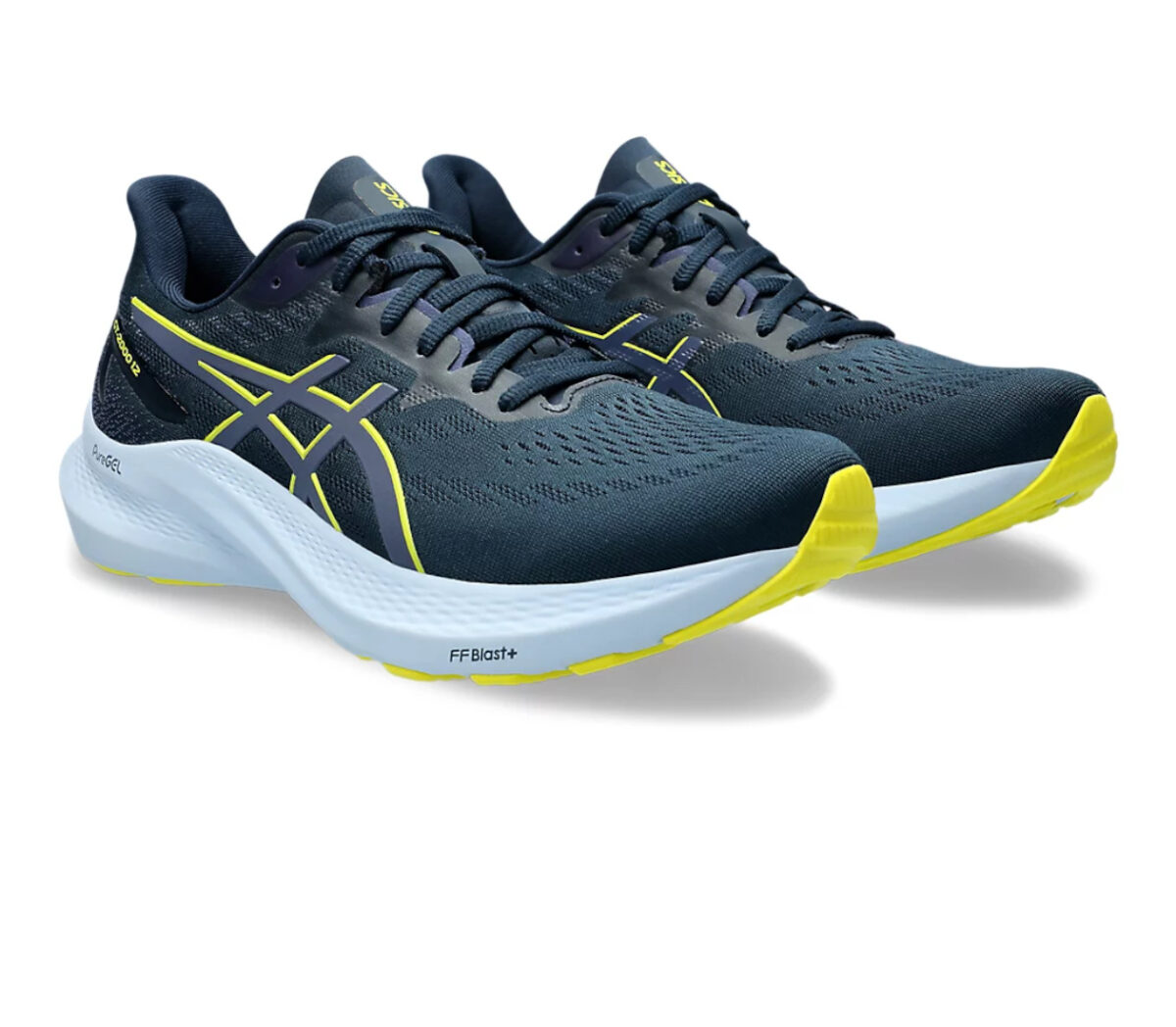 Coppia Scarpa Asics Gel GT-2000 12 uomo blu gialla