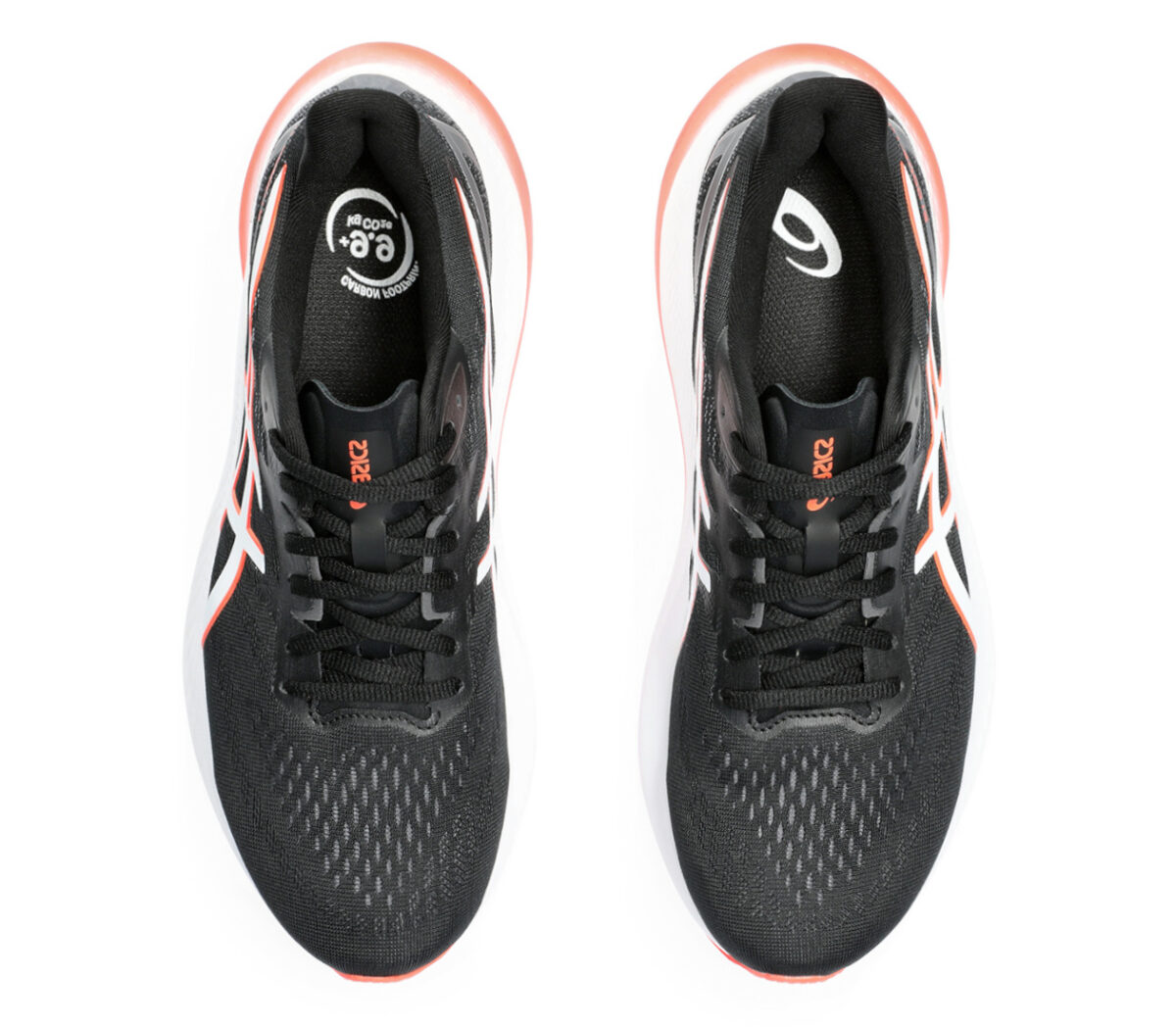 Tomaia Scarpa Asics Gel GT-2000 12 uomo nera arancione