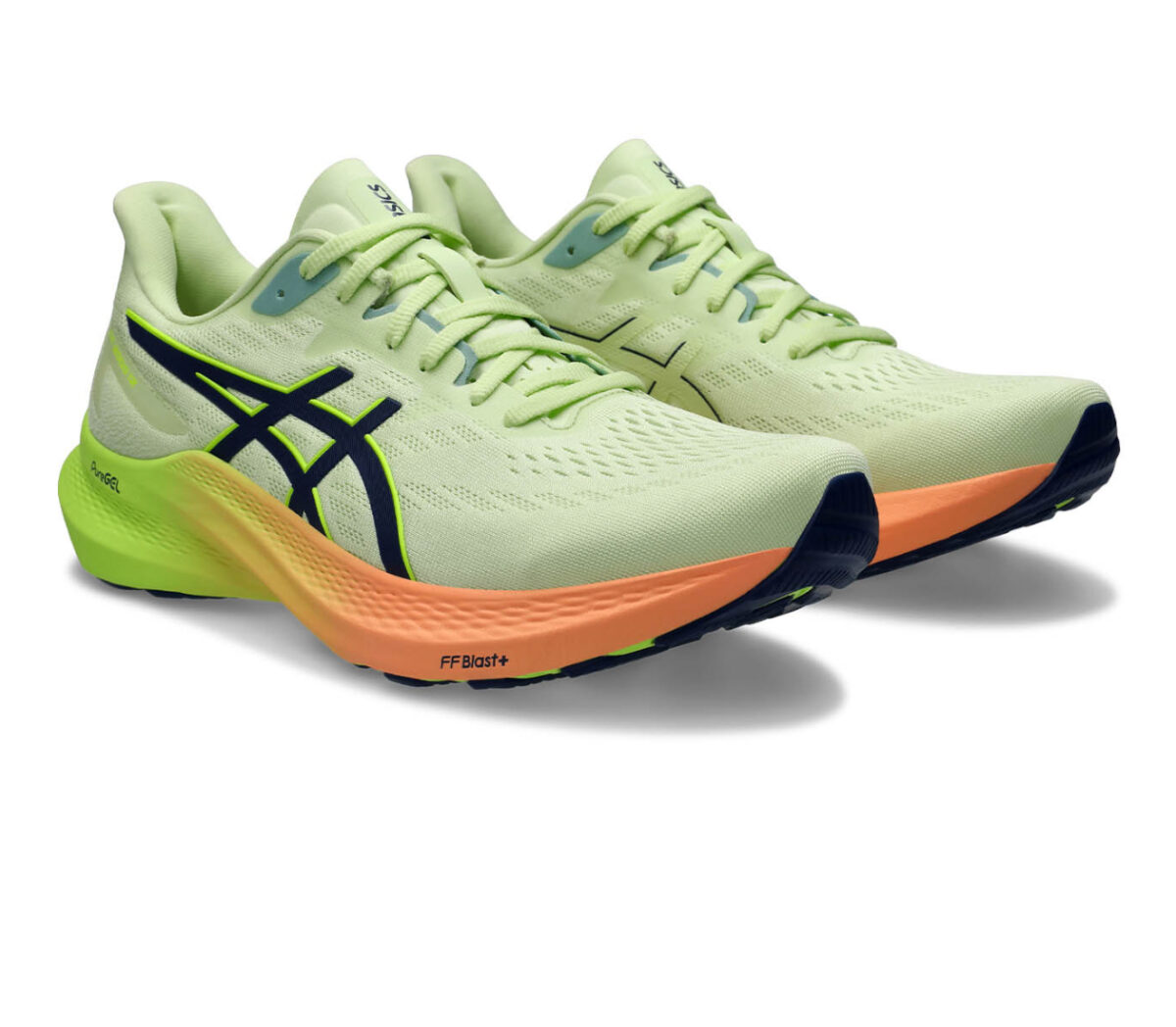 Coppia Scarpa Asics Gel GT-2000 12 uomo verde arancione