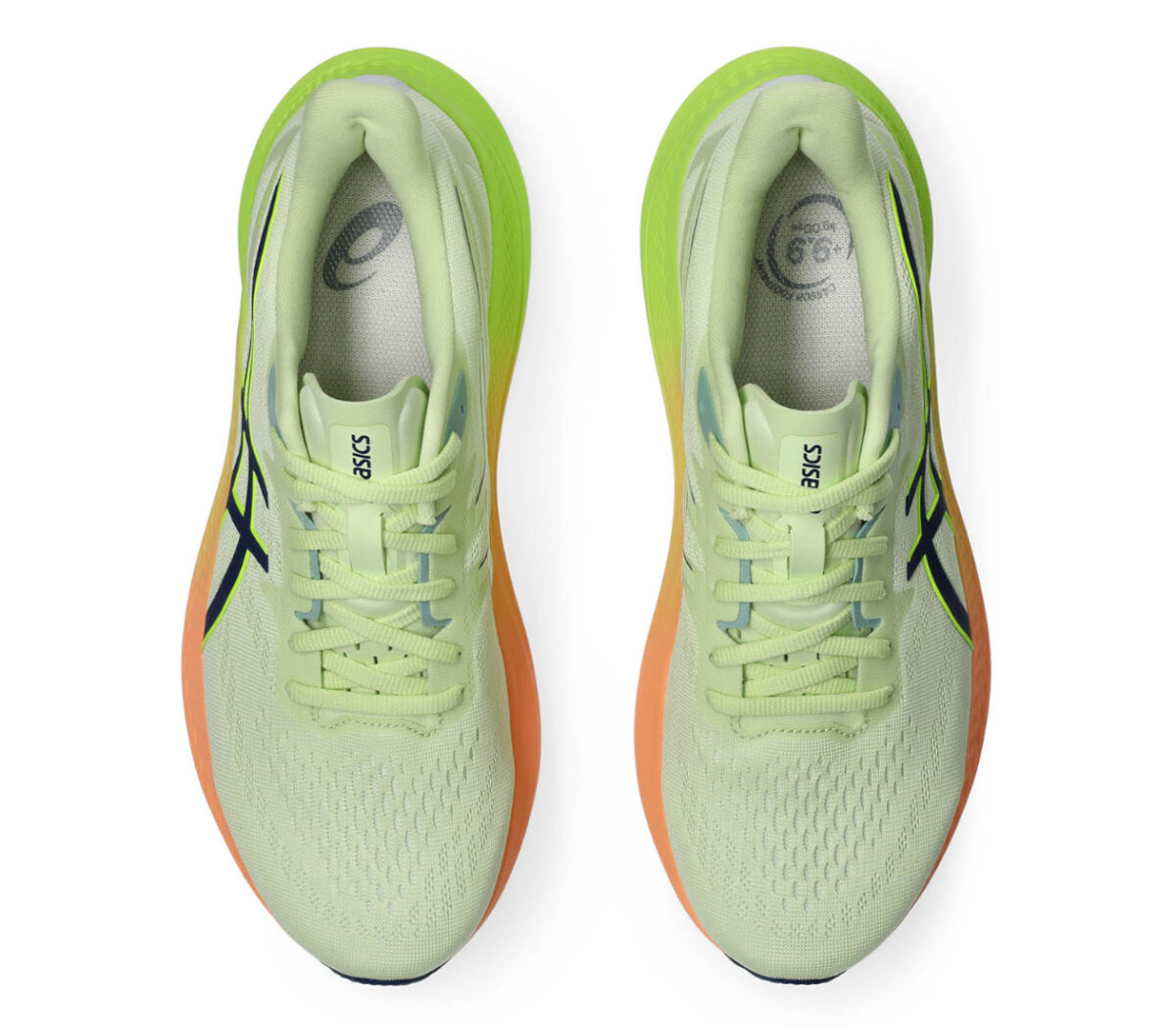 Tomaia Scarpa Asics Gel GT-2000 12 uomo verde arancione
