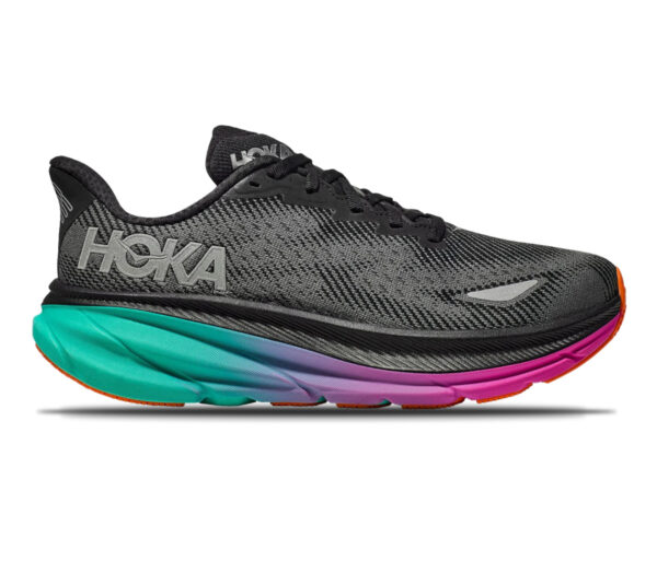 Scarpa Hoka Clifton 9 GTX uomo nera arancione