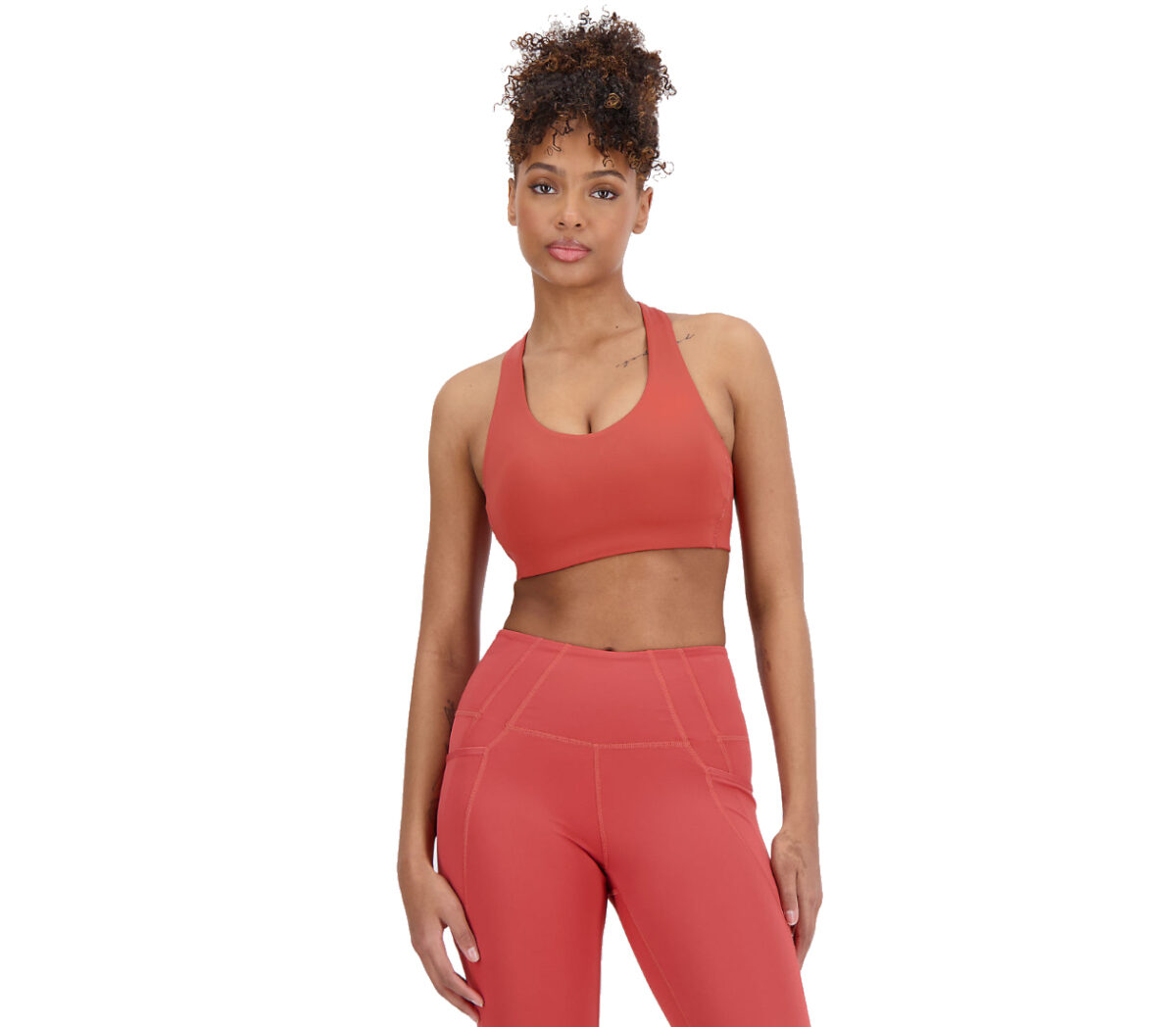 Reggiseno New Balance Fuel Bra donna corallo