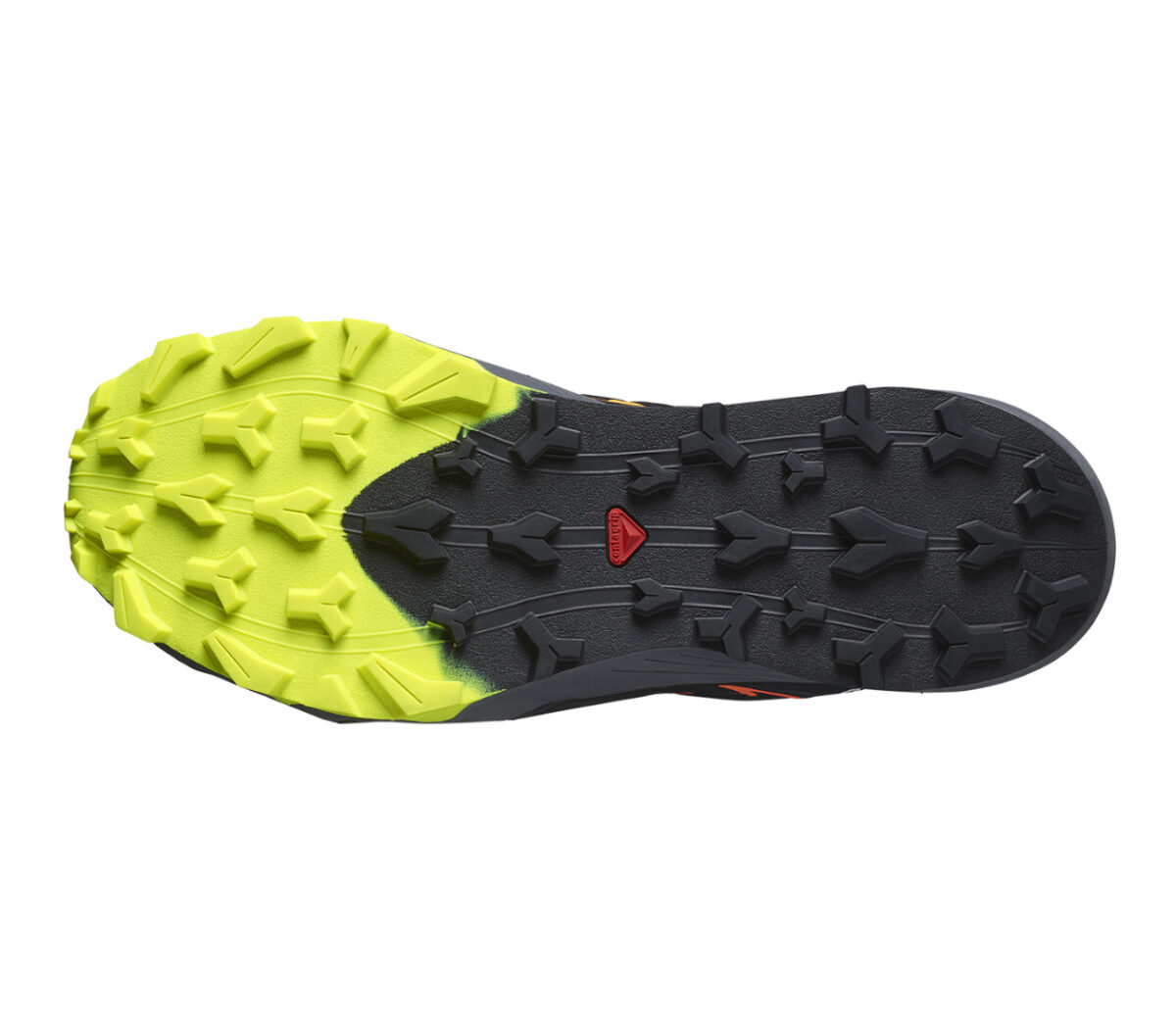 Suola Scarpa Salomon thundercross uomo nera arancione