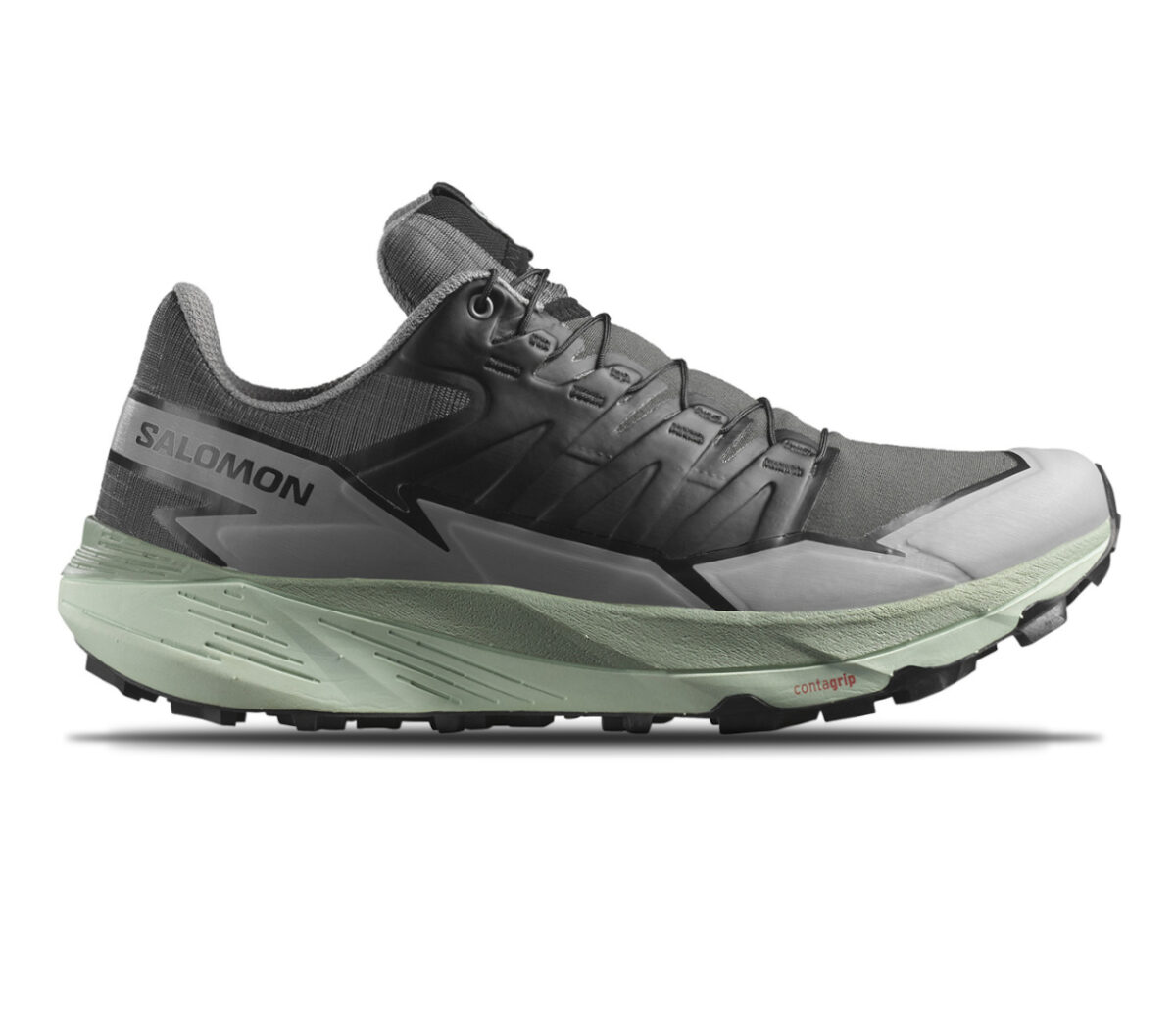 Scarpa Salomon Thundercross uomo Asphalt Sharkskin Spray