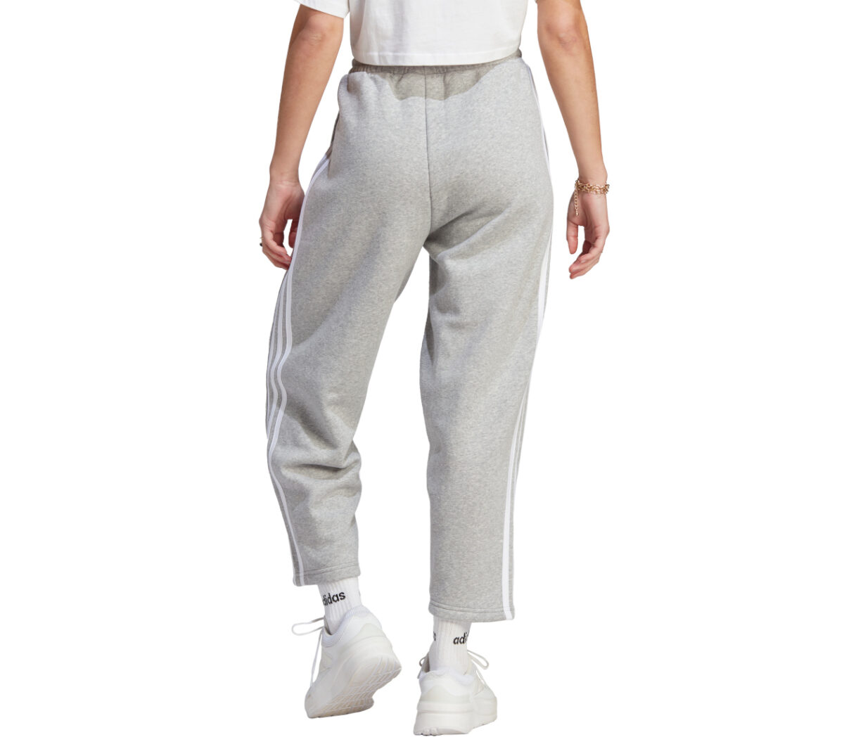 Dietro Pantaloni Adidas 3S LS CH PT donna grigi