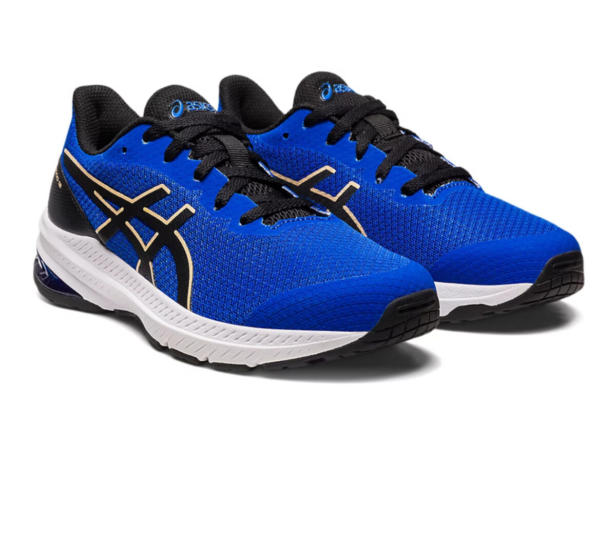 Coppia Scarpa Asics gel GT-1000 12 GS junior blu