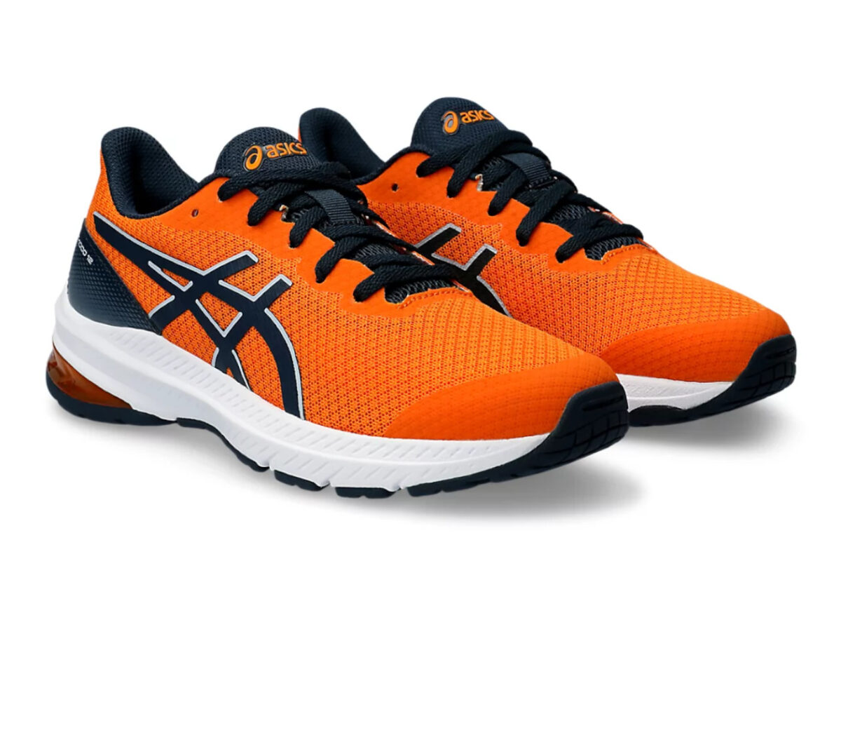 Coppia Scarpa Asics gel GT-1000 12 GS junior arancione