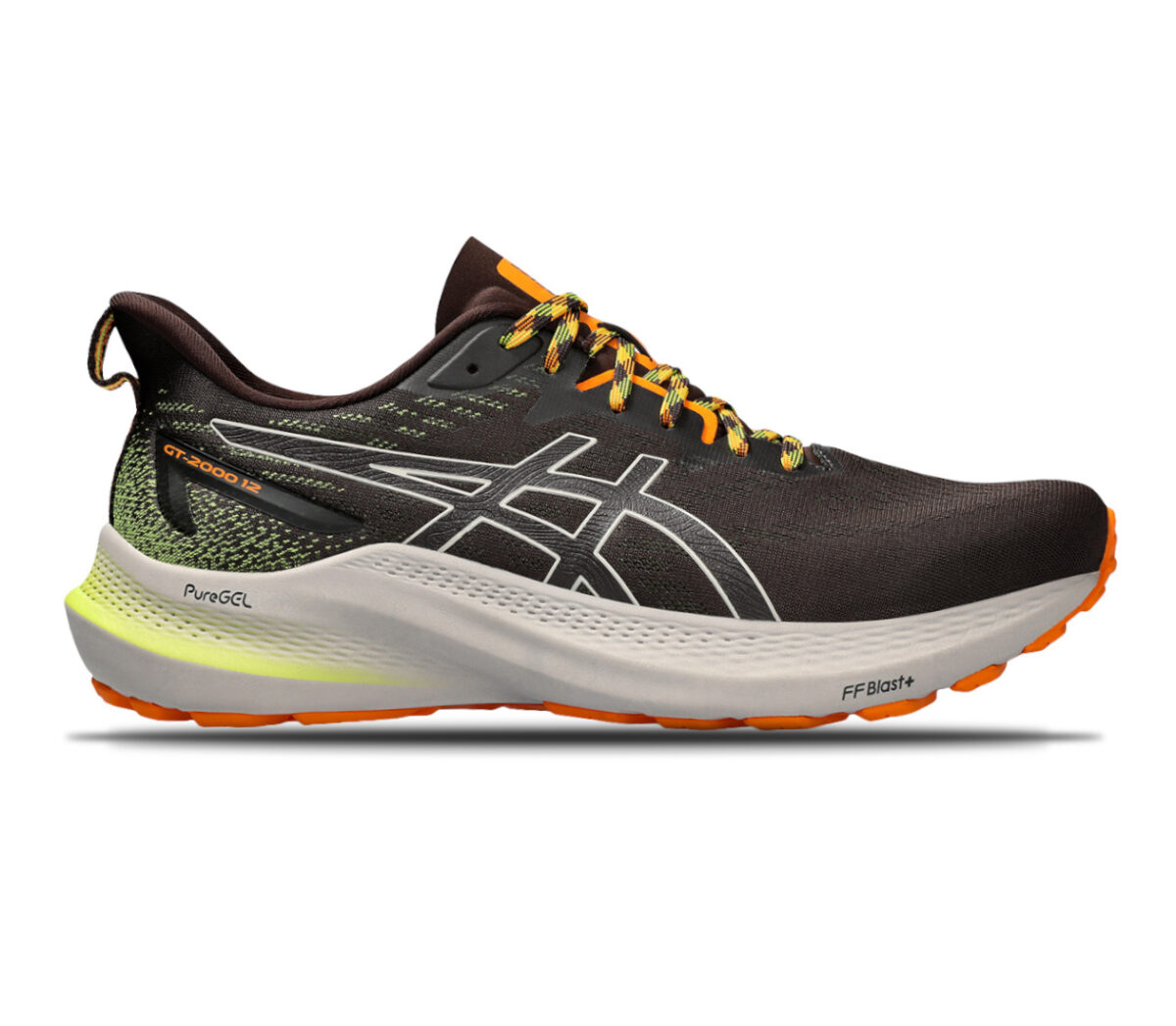 Scarpa Asics GT 2000 12 TR uomo nera arancione