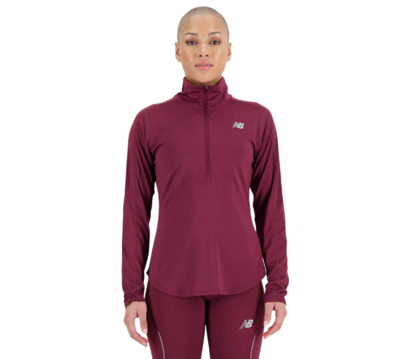 Giacca new balance accelerate half zip donna viola