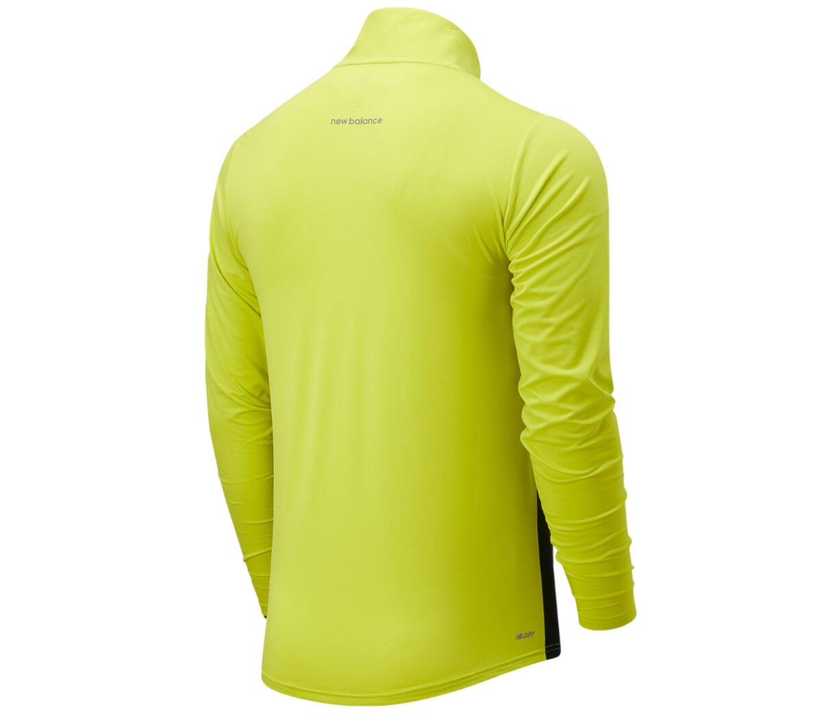 Dietro Giacca new balance accelerate half zip uomo giallo