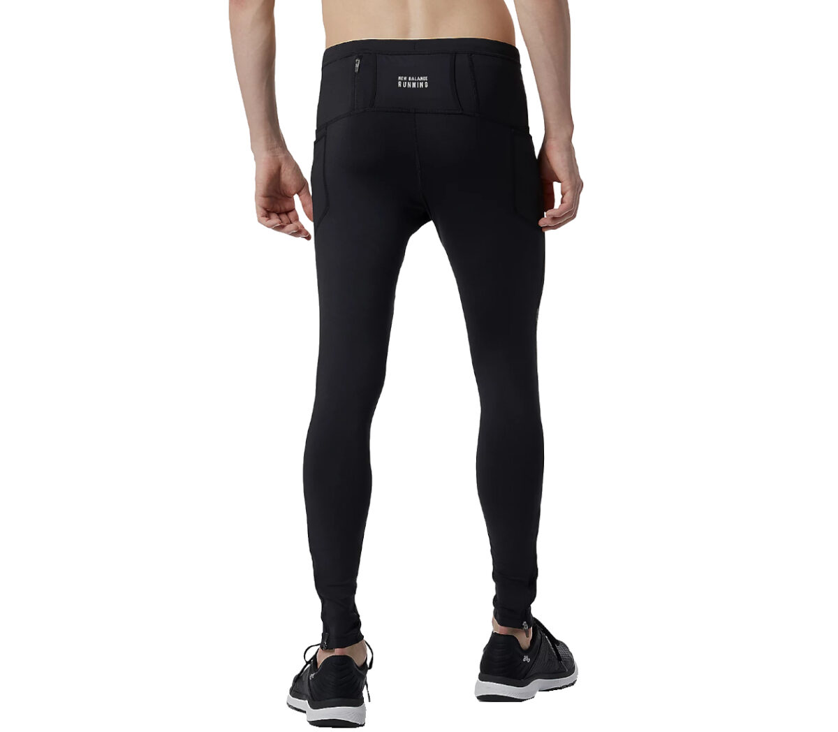 Dietro Leggings New Balance Impact Run Tight uomo neri