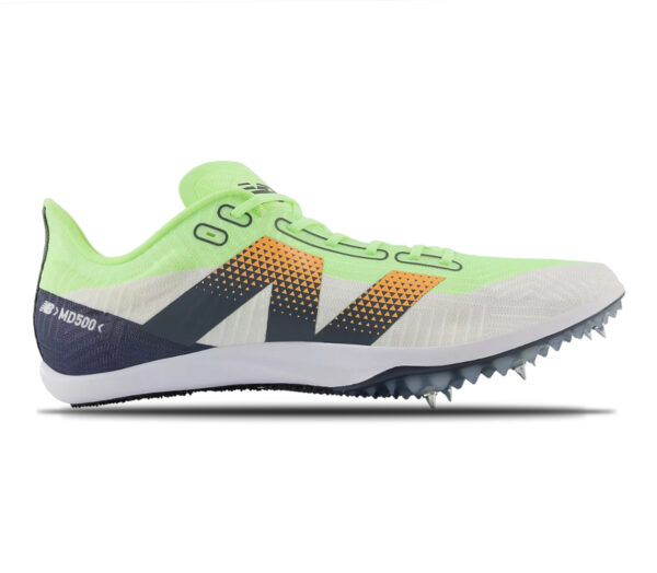 Scarpa New Balance FuelCell MD 500 v9 uomo Bleached Lime Glo Graphite White