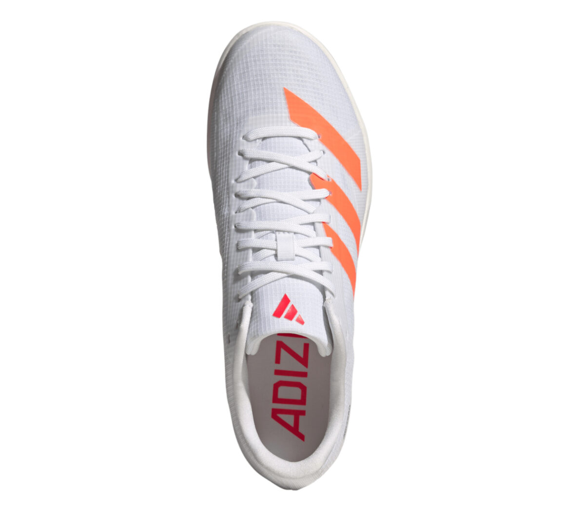 Tomaia Scarpa Adidas Adizero LJ Lightstrike Pro unisex bianca arancione