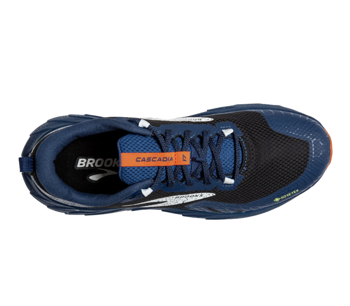 Tomaia Scarpa Brooks Cascadia 17 GTX uomo blu