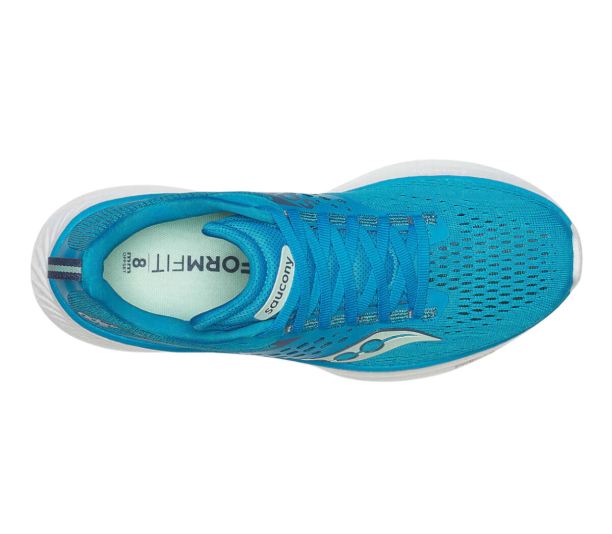 Tomaia Scarpa Saucony Ride 17 donna celeste