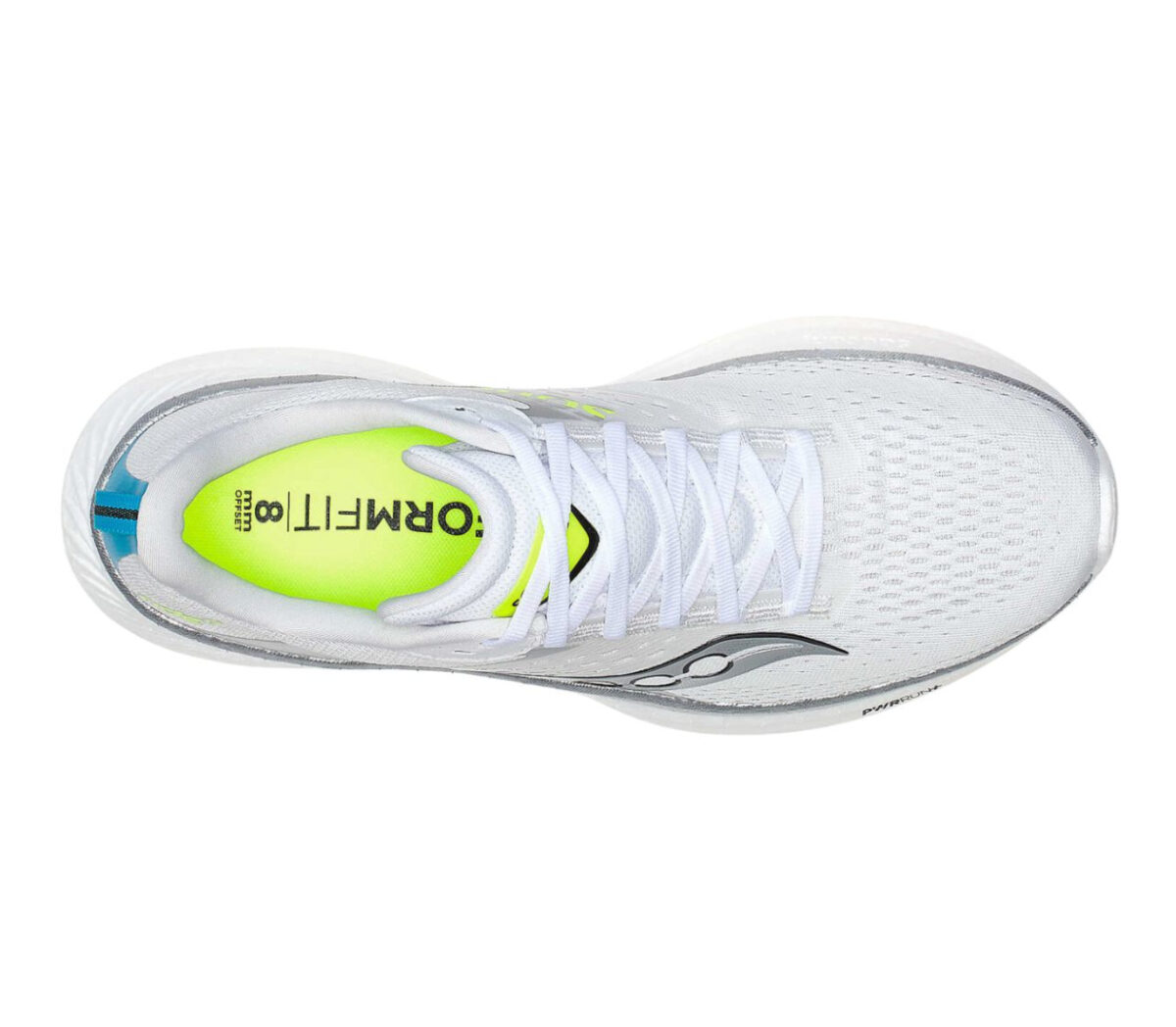 Tomaia Scarpa Saucony ride 17 uomo grigio