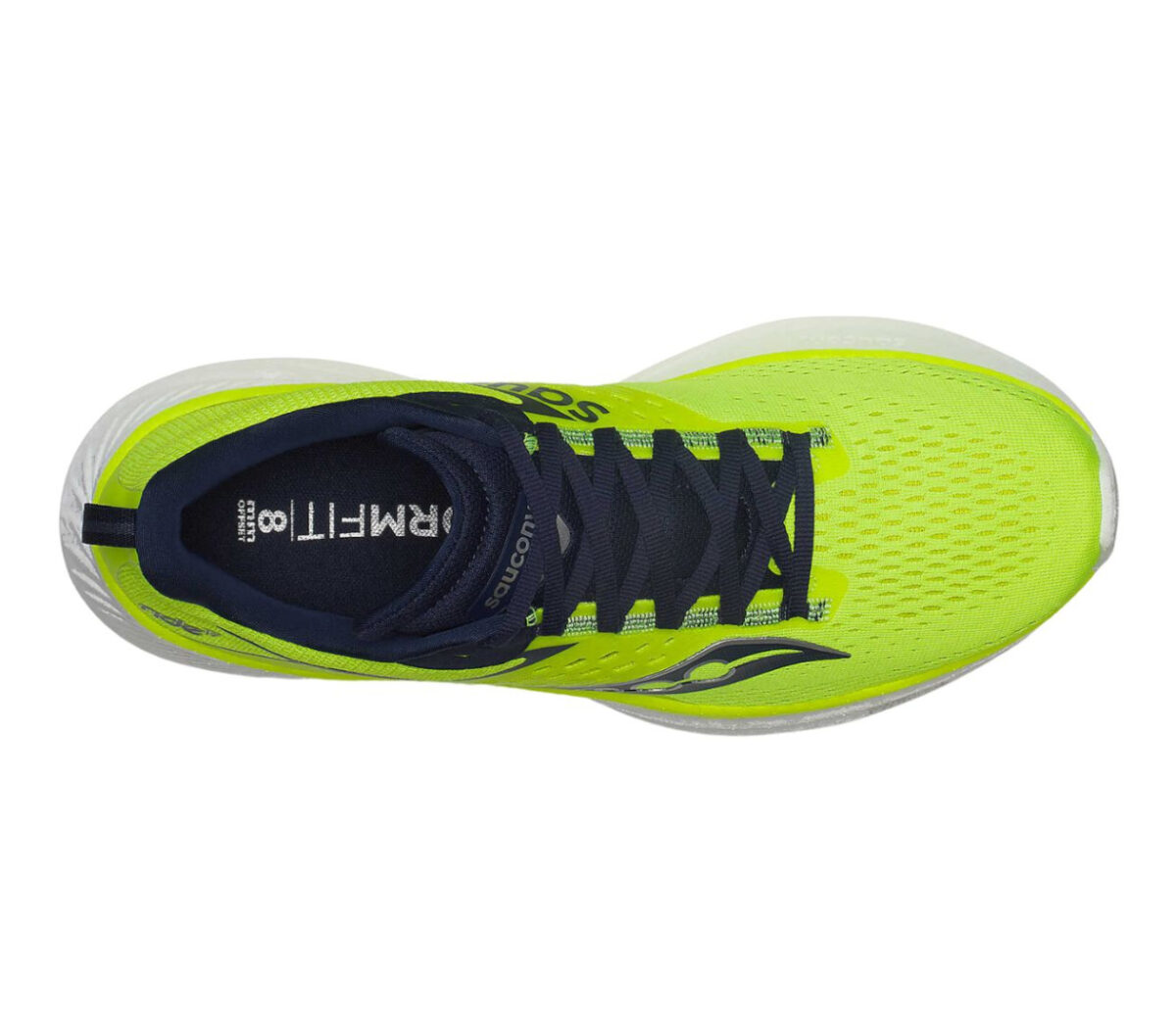 Tomaia Scarpa Saucony Ride 17 uomo gialla