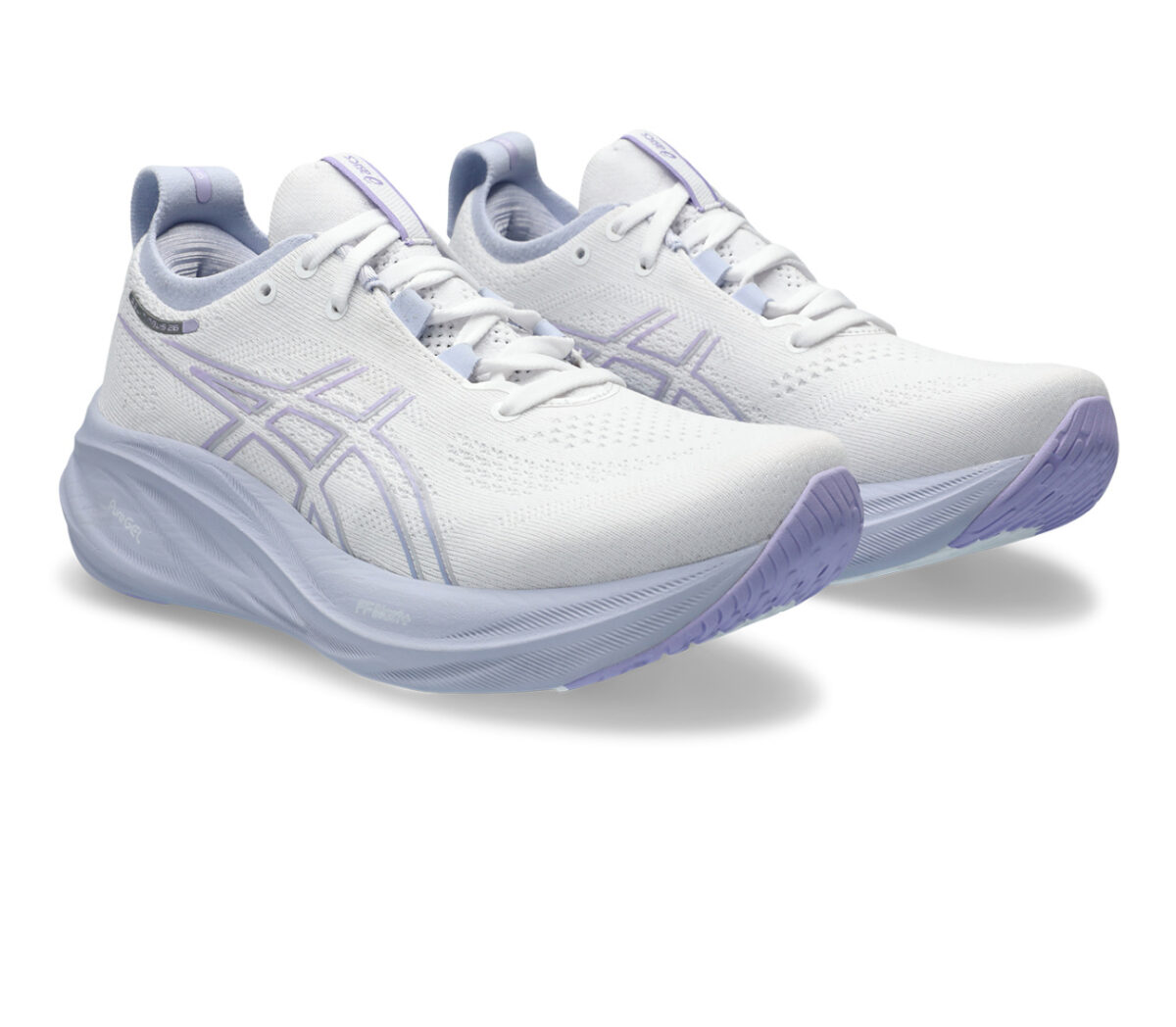 Coppia Scarpa Asics Gel-Nimbus 26 donna bianca viola