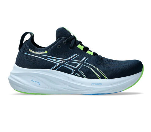 Scarpa asics gel nimbus 26 uomo blu verde