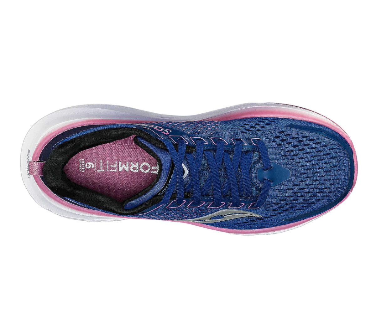 Tomaia Saucony Guide 17 Wide donna blu rosa