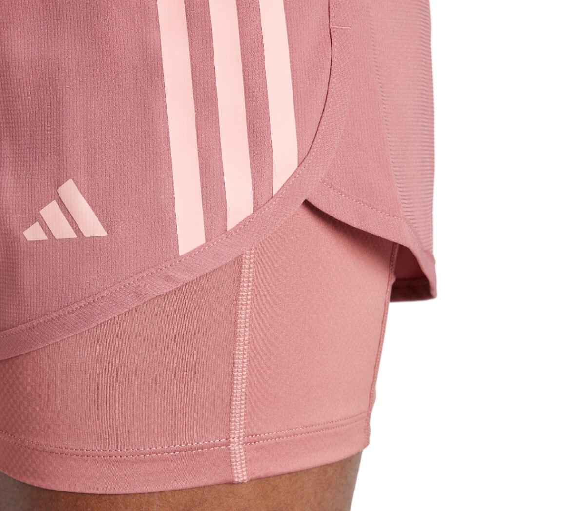 Dettaglio Pantaloncino Adidas OTR E 3S 2in1 Short donna rosa