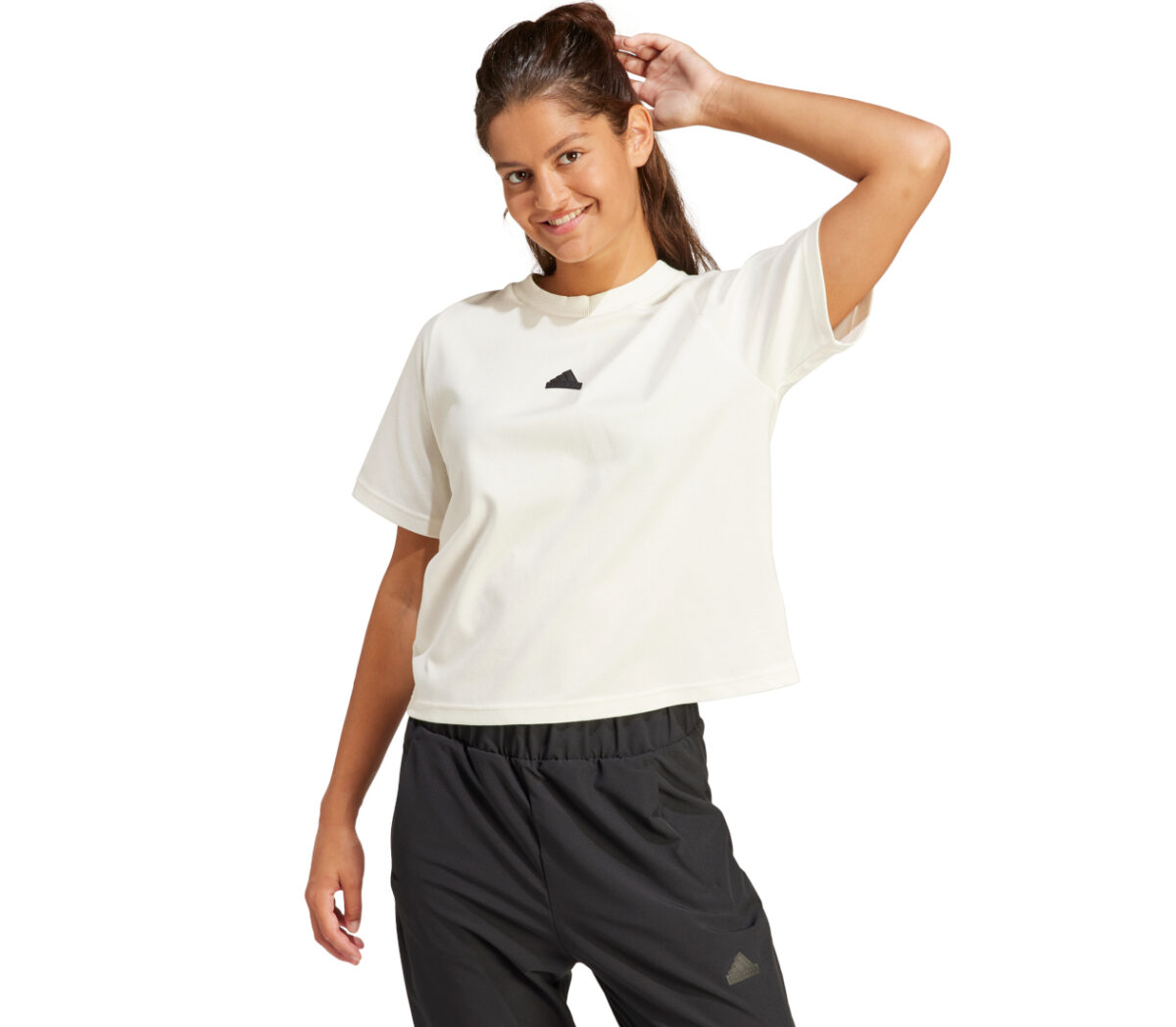 Maglia Adidas Z.N.E. Tee donna bianca