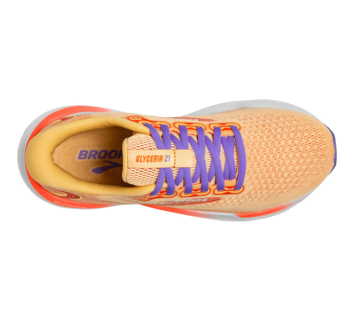 Tomaia Scarpa Brooks glycerin 21 donna arancione