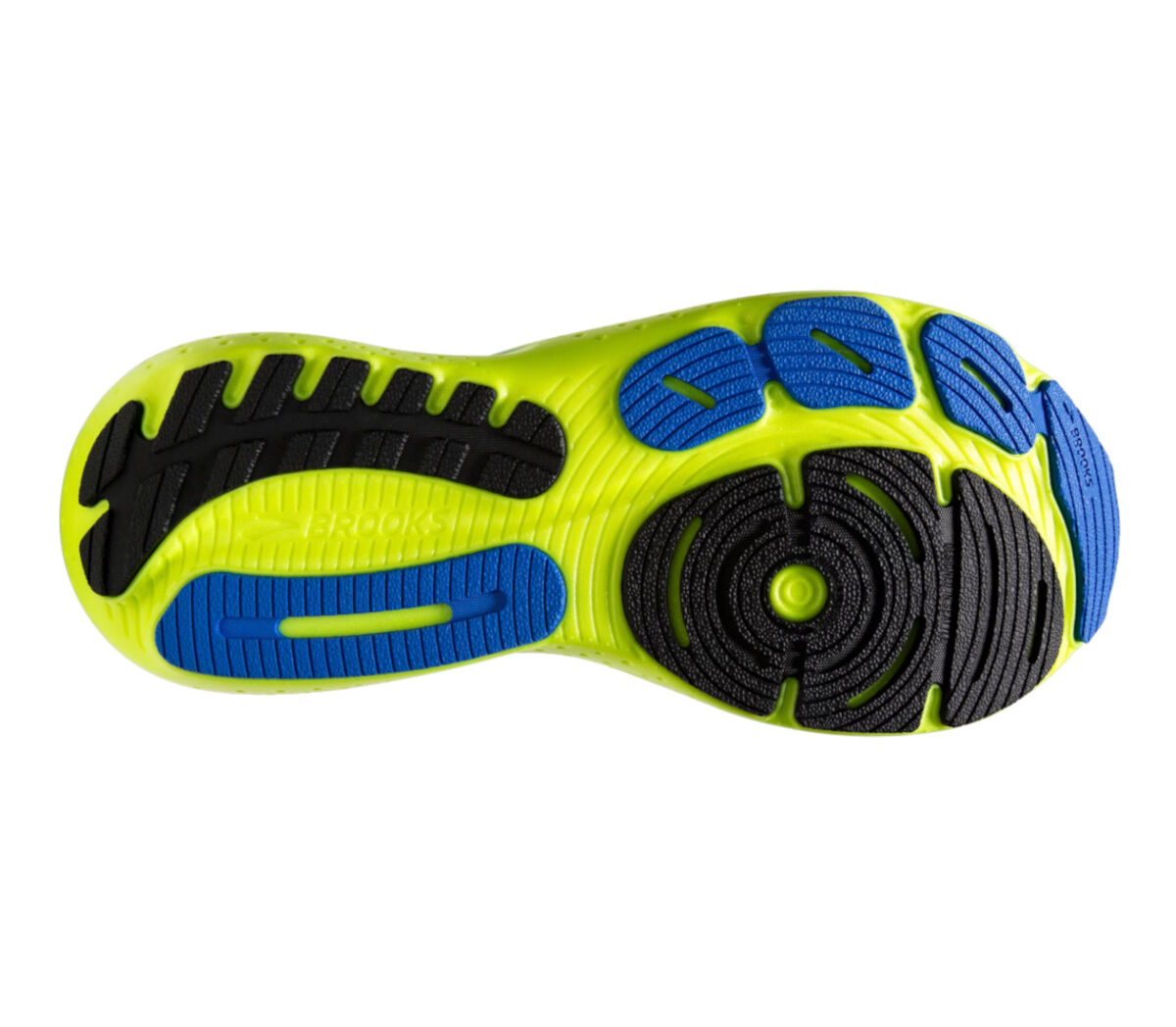 Suola Scarpa Brooks glycerin 21 uomo blu gialla