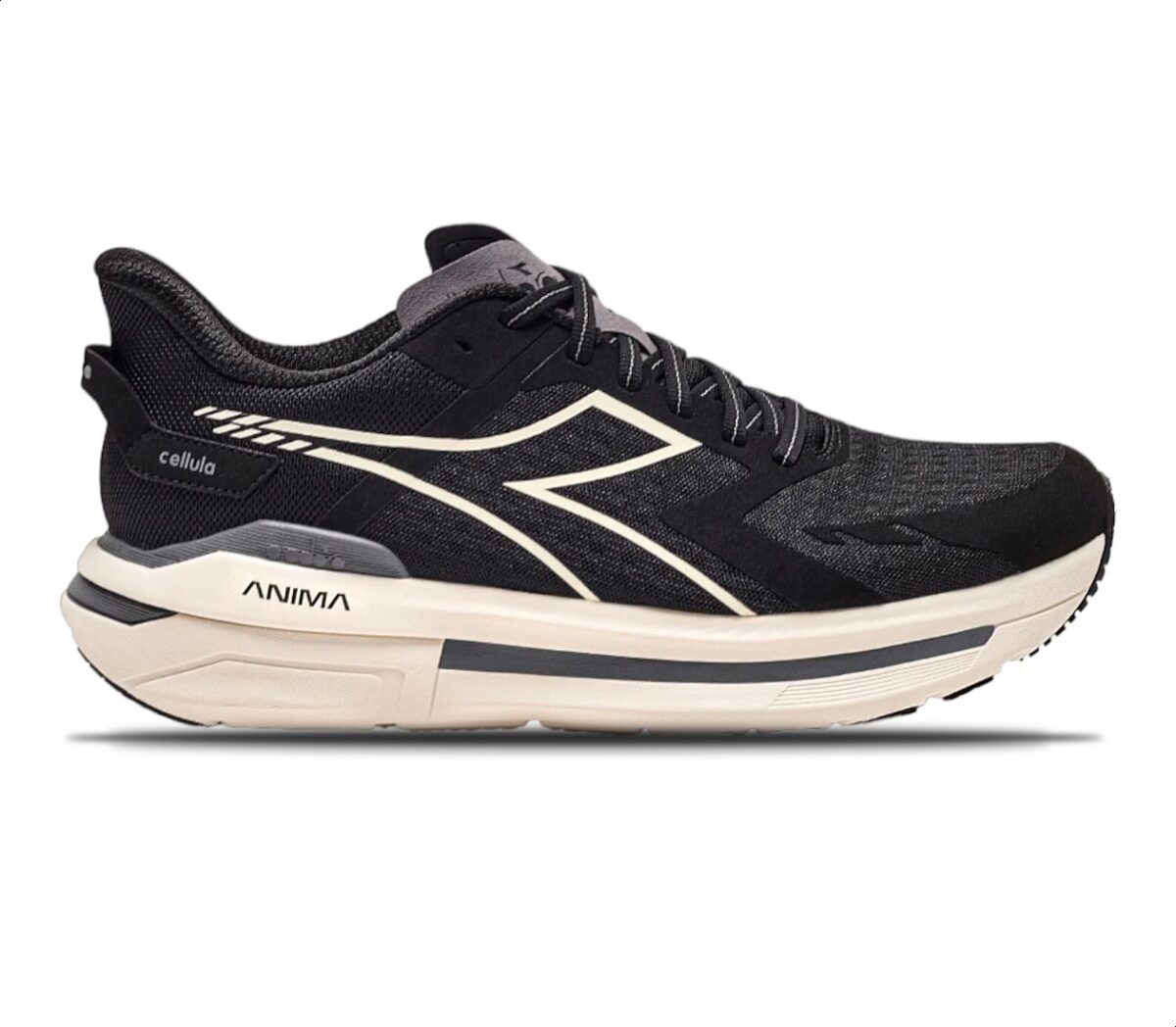 Scarpa Diadora cellula uomo bianca nera