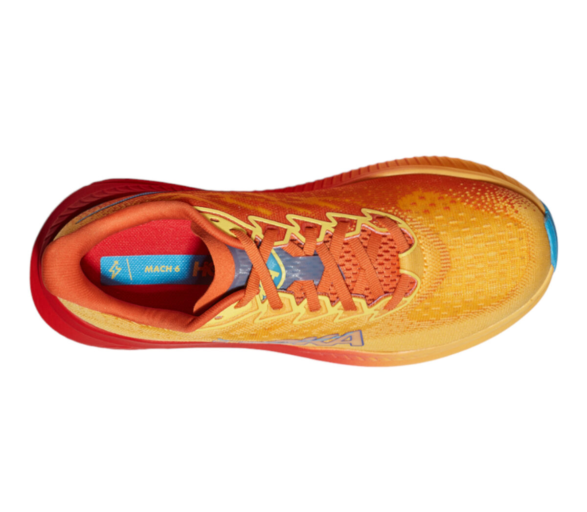 Tomaia Scarpa Hoka mach 6 donna arancione