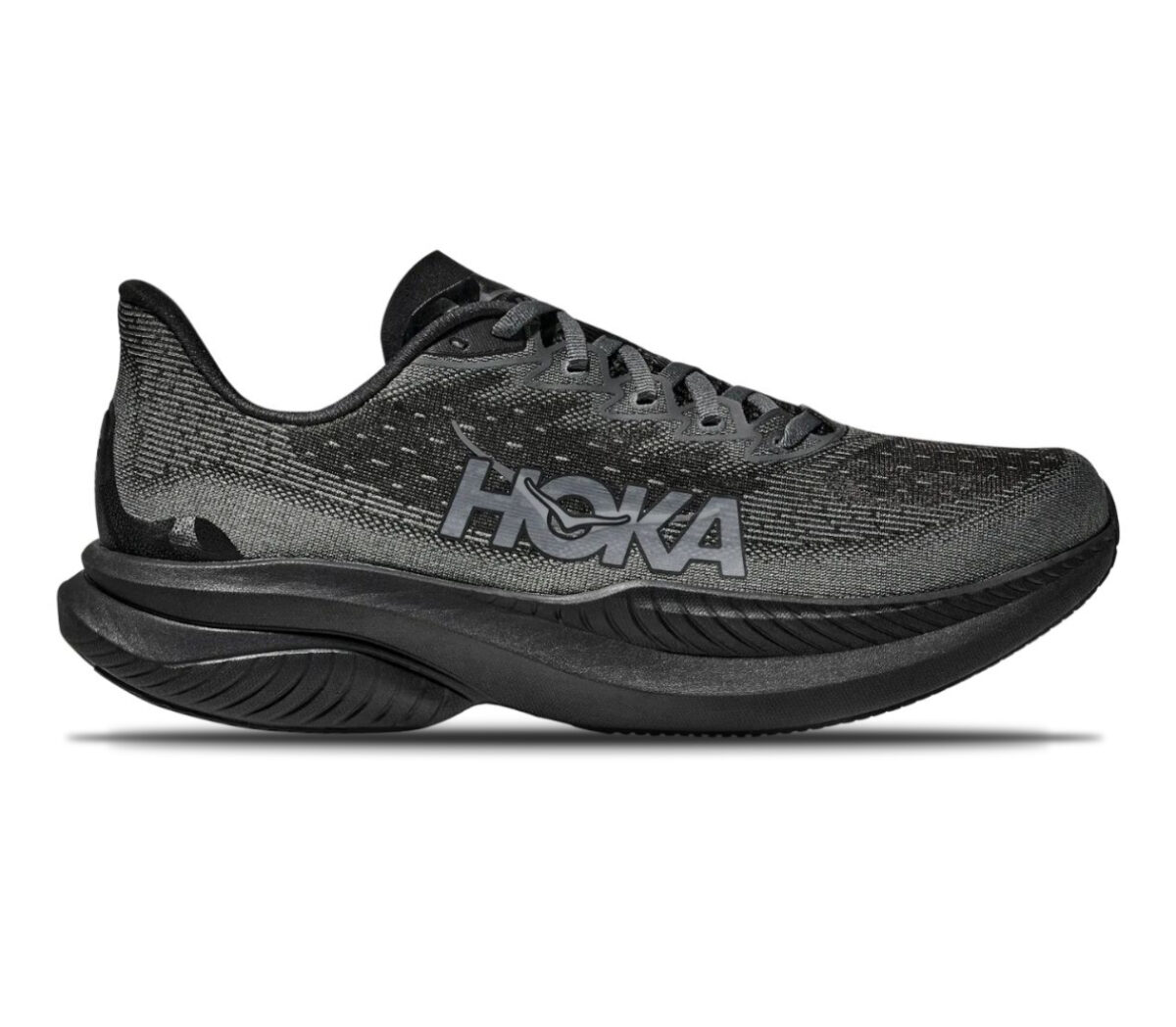 Scarpa Hoka Mach 6 uomo black outer orbit