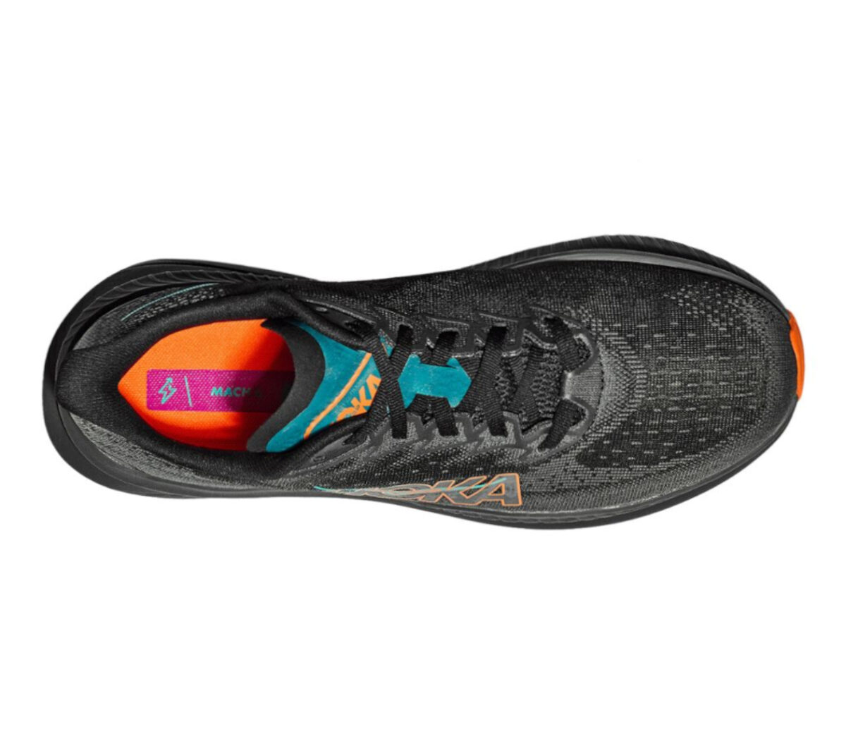 Tomaia Scarpa Hoka Mach 6 uomo nera