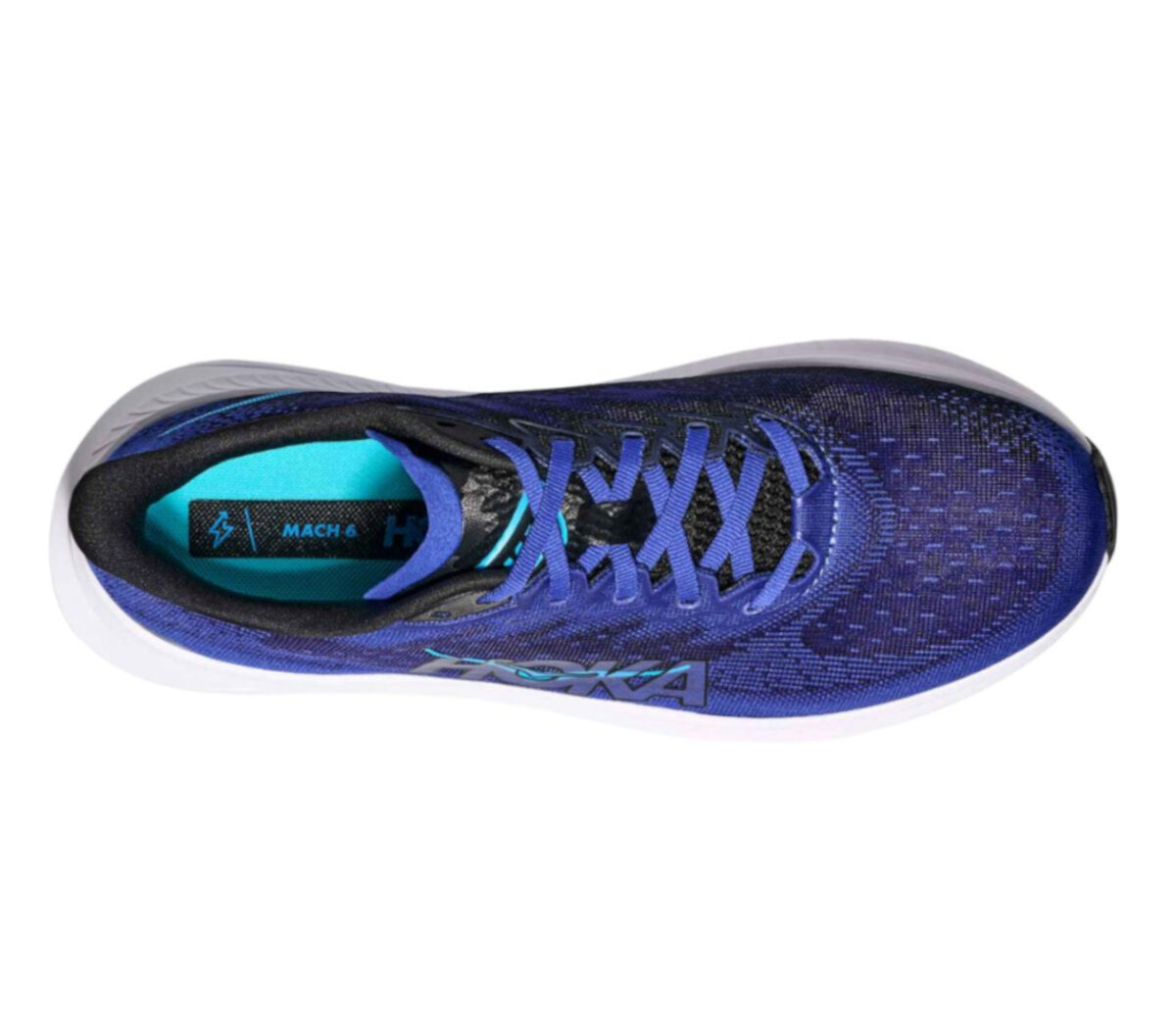 Tomaia Scarpa Hoka Mach 6 uomo blu