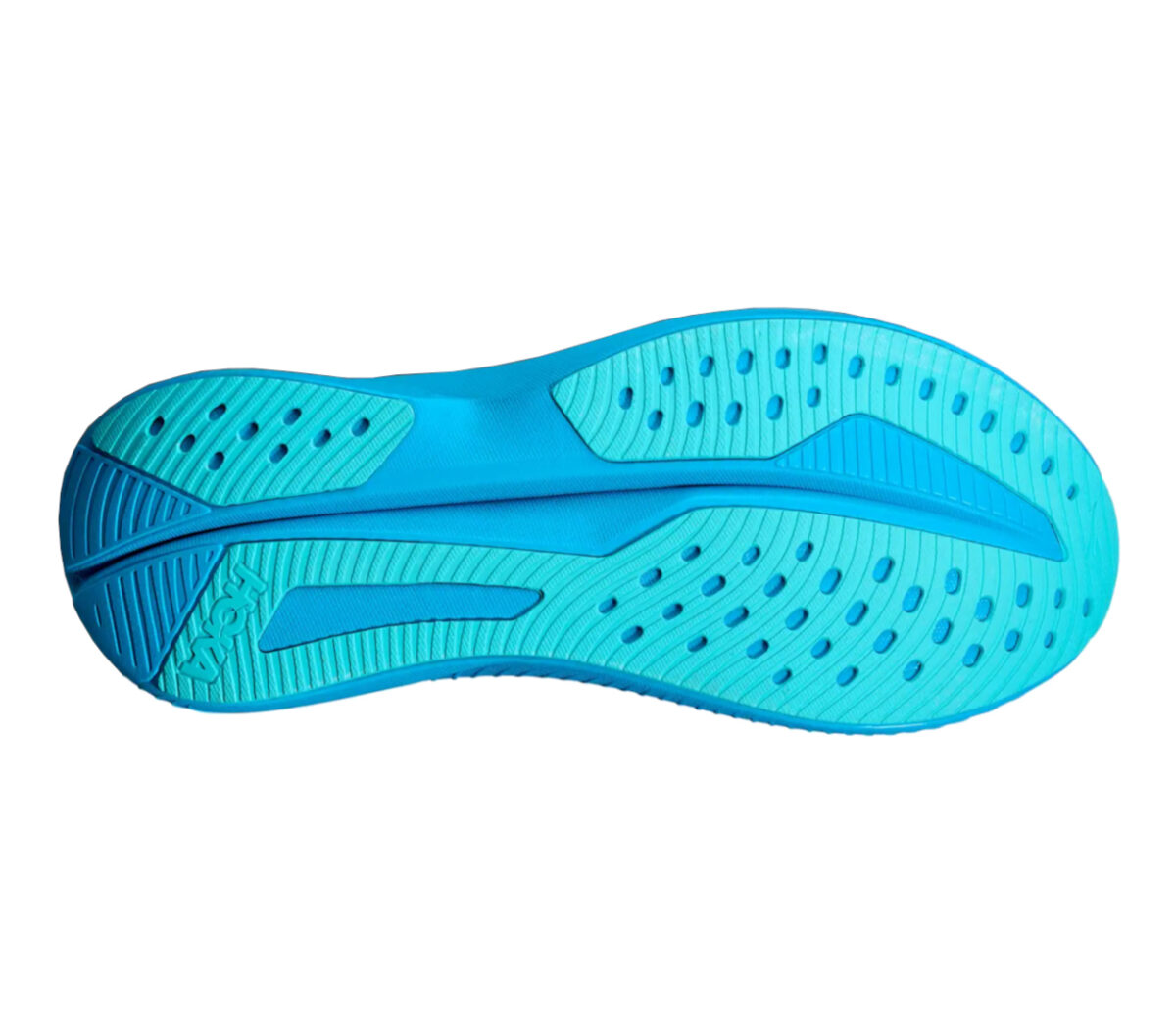 Suola Scarpa Hoka Mach 6 uomo bianca celeste