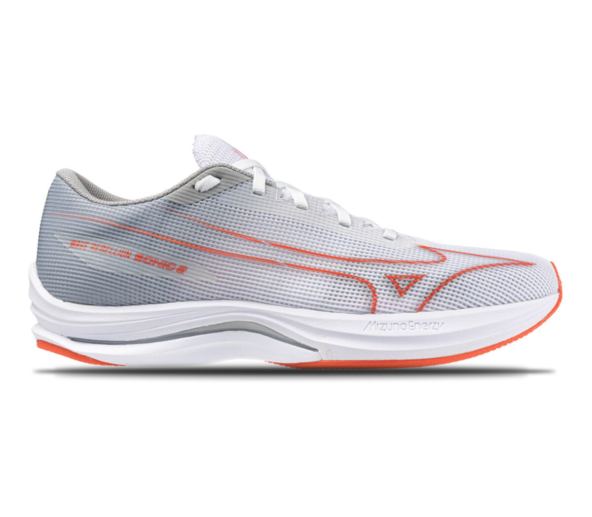 Scarpa Mizuno Wave Rebellion Sonic 2 uomo grigia