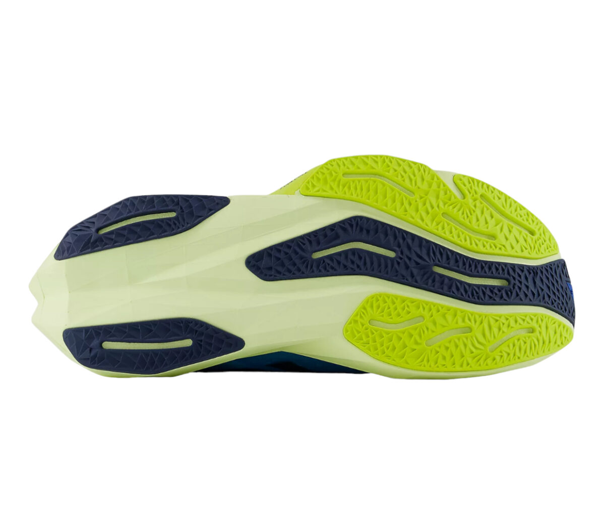 Suola Scarpa New Balance FuelCell Rebel v4 uomo blu gialla