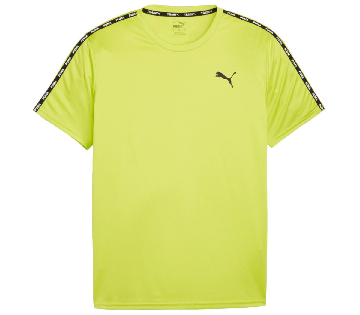 T-shirt Puma Fit Taped Tee uomo gialla