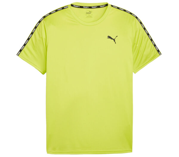 T-shirt Puma Fit Taped Tee uomo gialla