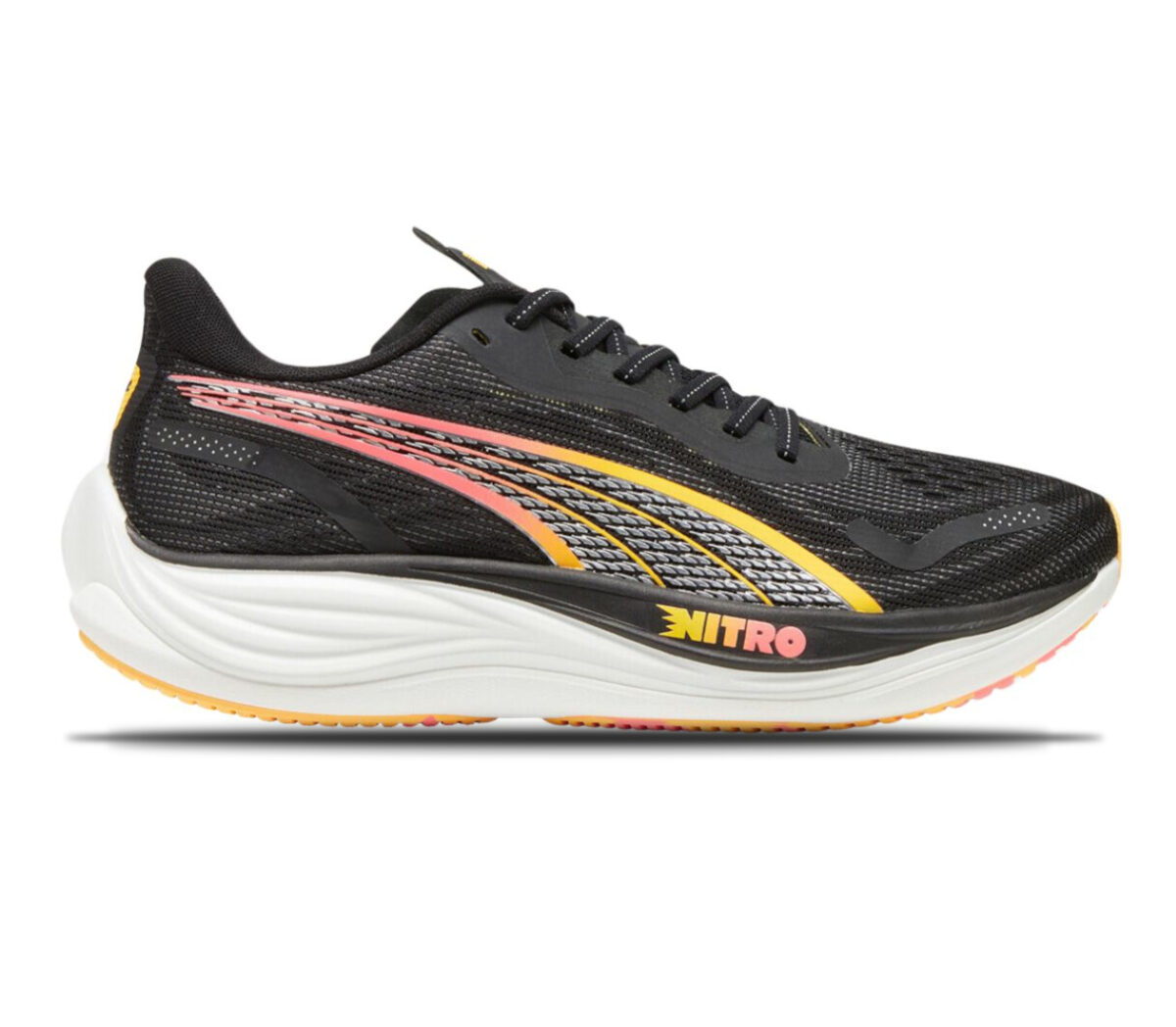 Scarpa Puma Velocity Nitro 3 uomo nera arancione