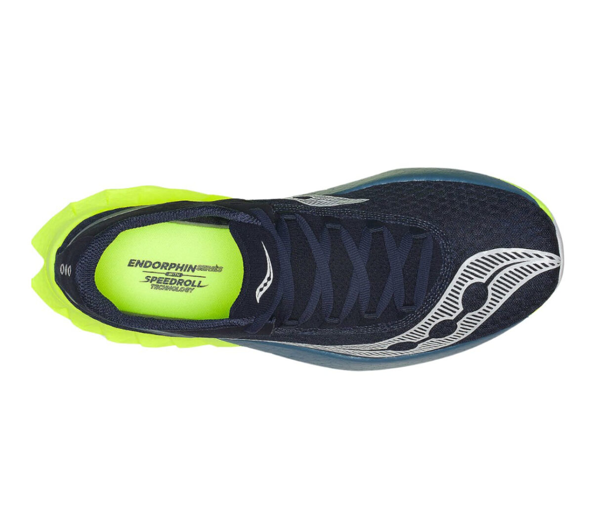 Tomaia Scarpa Saucony Endorphin Pro 4 uomo nera gialla
