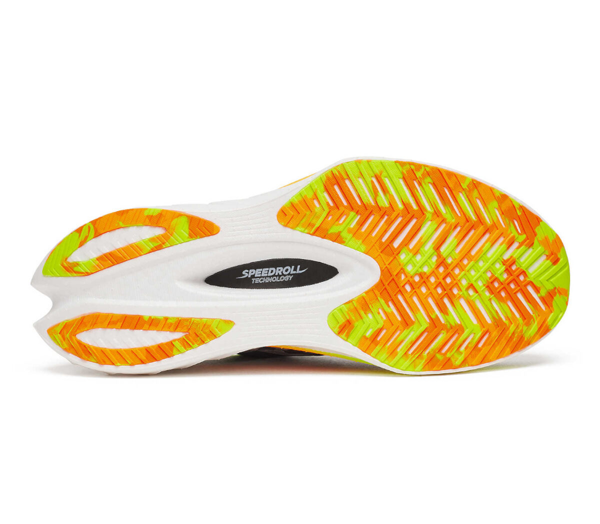 Suola Scarpa Saucony Endorphin Pro 4 uomo nera arancione