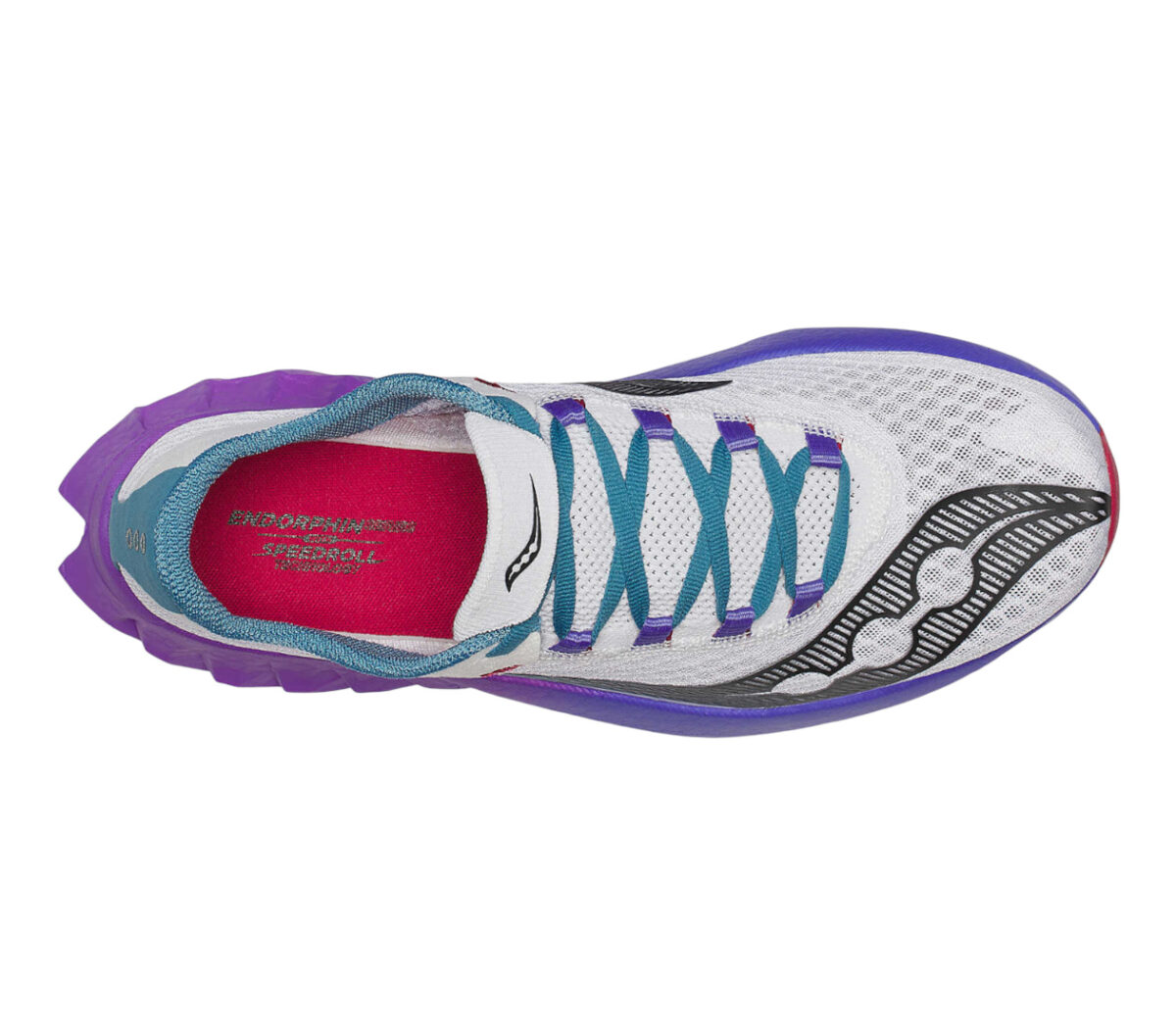 Tomaia Scarpa Saucony Endorphin Pro 4 uomo white shadow