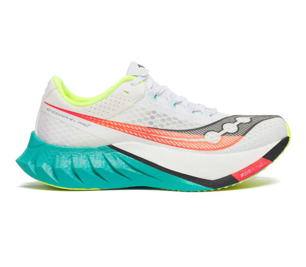 Scarpa Saucony Endorphin Pro 4 uomo bianca verde